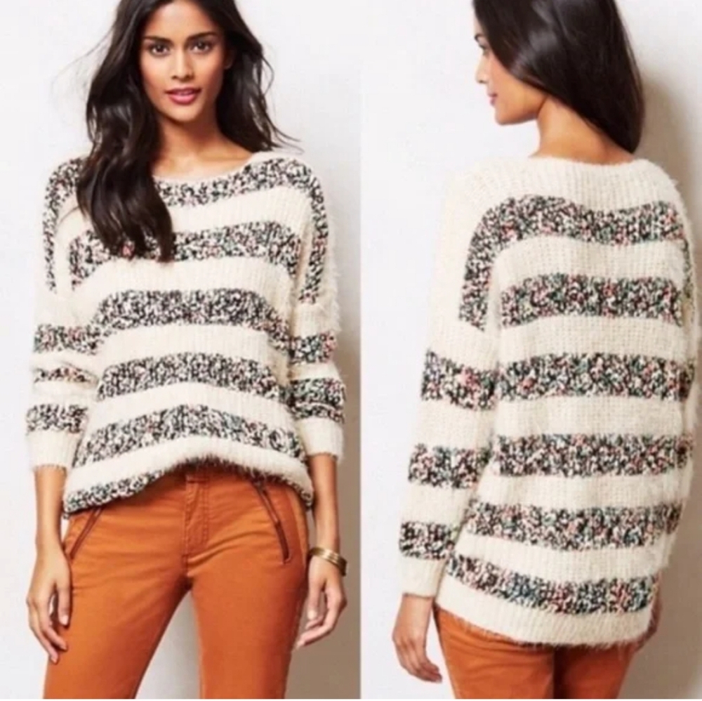 Anthropologie La Fee Verte Confetti Sweater Size Large